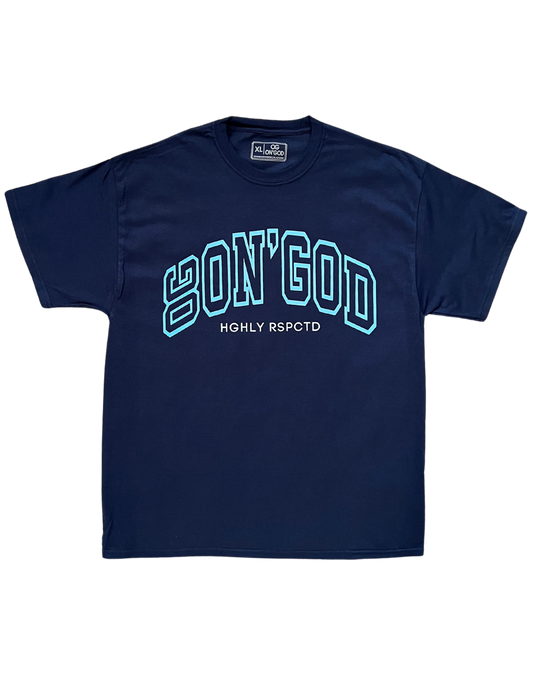 Blue College Tee