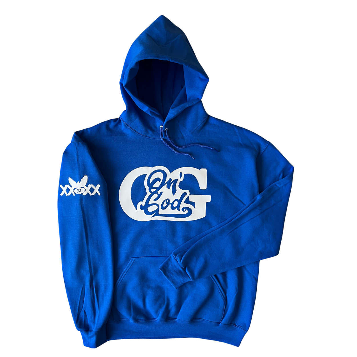 Centerpiece Hoodie  (Blue)